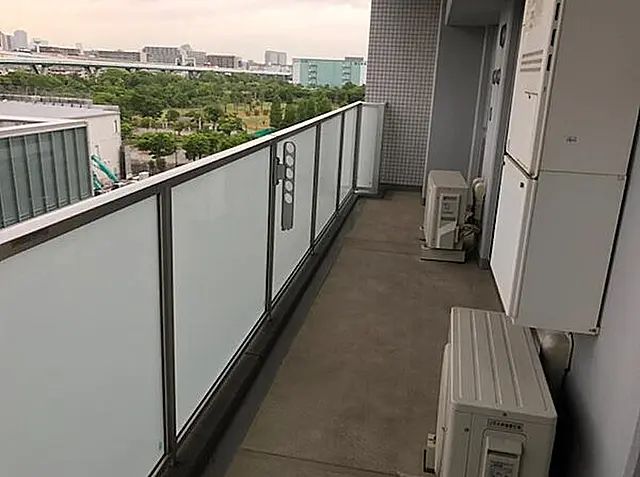 バルコニー　写真は同タイプ住居です。