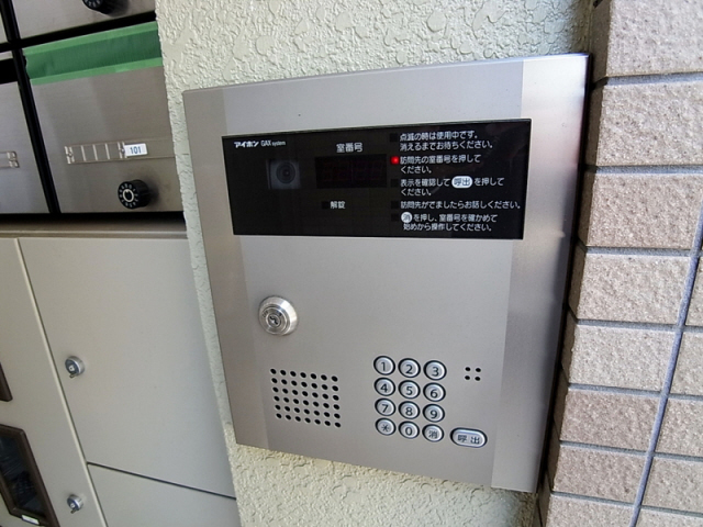 セキュリティ　ＴＶモニター連動のオートロック完備