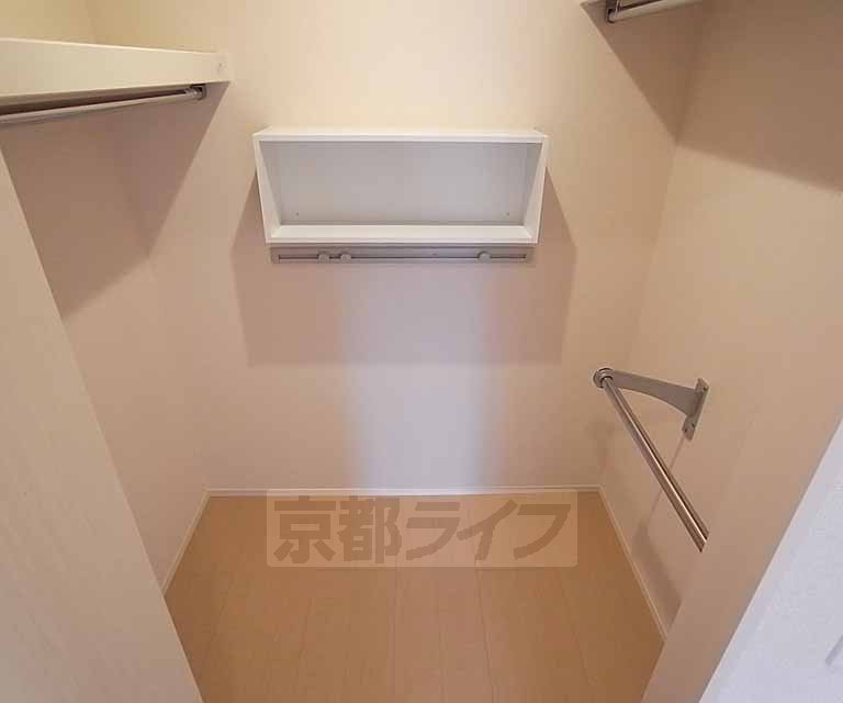 収納　ウォークインクローゼットです。