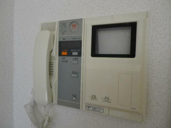 セキュリティ　モニター付きインターホンです