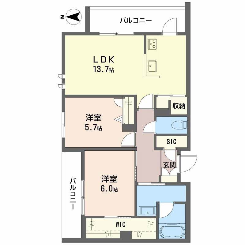 シャーメゾン門松の間取り写真