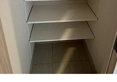 収納　十分な収納スペースがあります