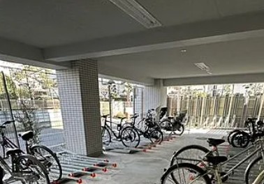 駐車場　駐輪場です。