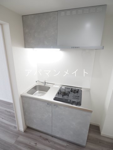 キッチン　ガスコンロ２口付きです