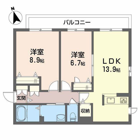 シャーメゾンKOGOの間取り写真