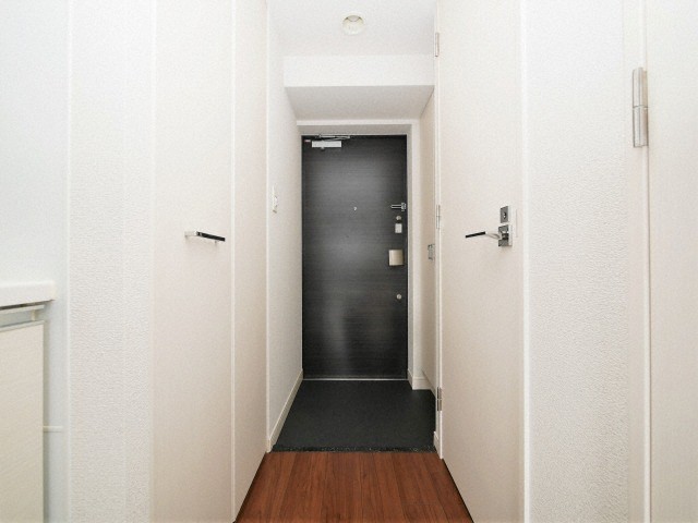 玄関　収納もある玄関です