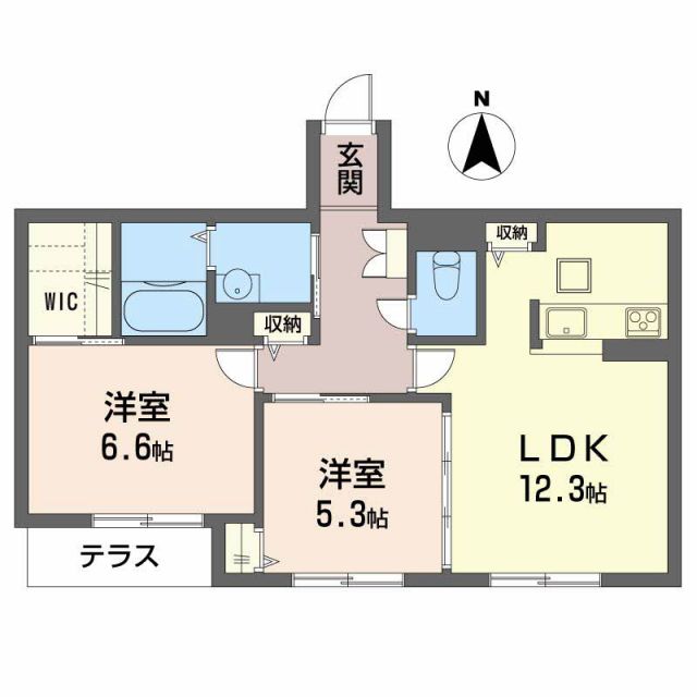 シャーメゾンBrilliantの間取り写真