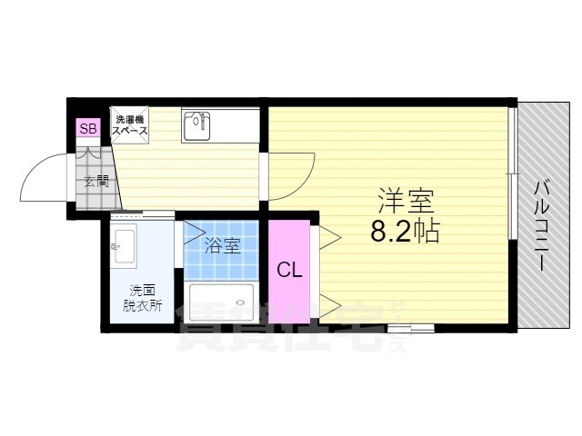 地下鉄東西線 西大路御池駅 徒歩5分 7階建 築11年の間取り写真