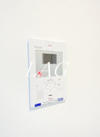セキュリティ　モニター付きインターフォンです。