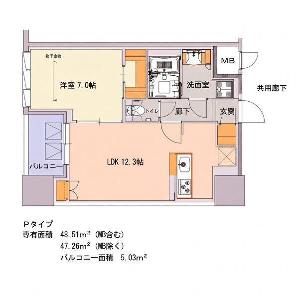 S-RESIDENCE千種belvia TOWERの間取り写真