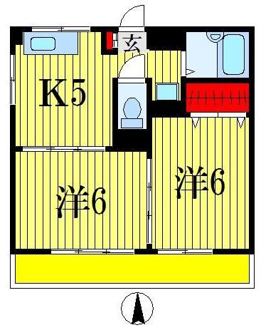 クレメゾン西船の間取り写真