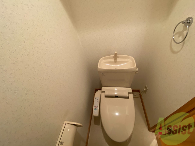 トイレ　トイレはシンプルかつオーソドックスですが綺麗ですね。