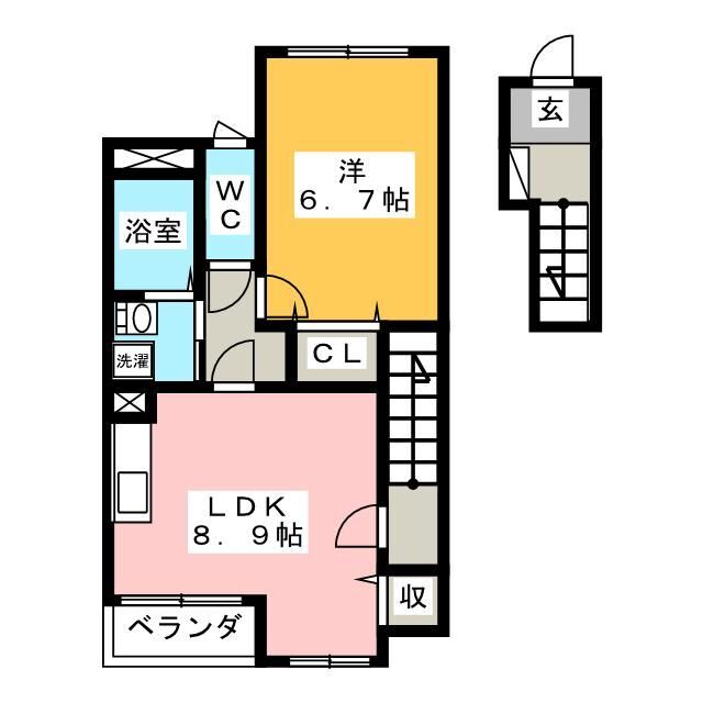 キューブトイの間取り写真