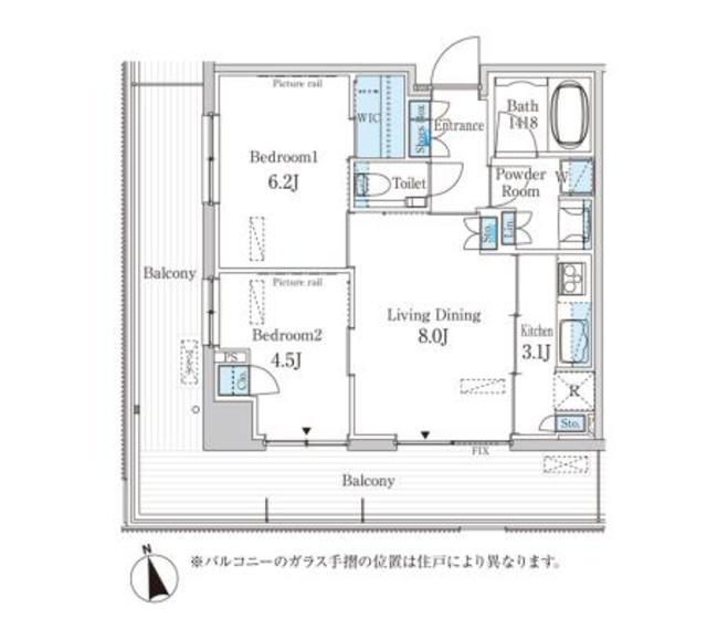パークアクシス柏の葉の間取り写真