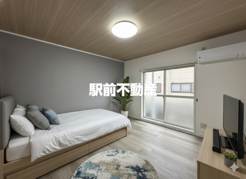 居室・リビング　別部屋流用、ＡＩステージング画像