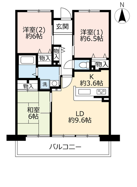 URシティコート服部の間取り写真