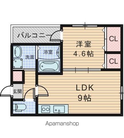 地下鉄今里筋線 だいどう豊里駅 徒歩6分 3階建 築2年の間取り写真