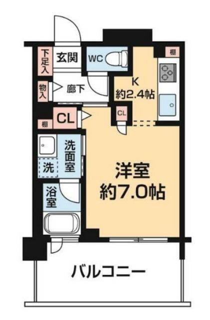 クリオ新杉田駅前の間取り写真