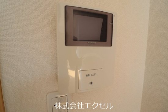 セキュリティ　モニター付きで安心です。