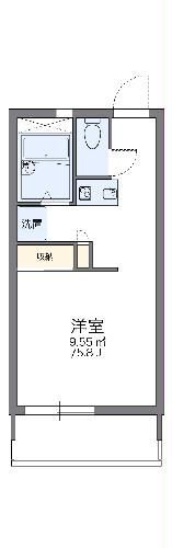 レオパレスマツナミの間取り写真
