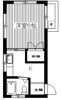 渋谷区恵比寿のマンションの間取り