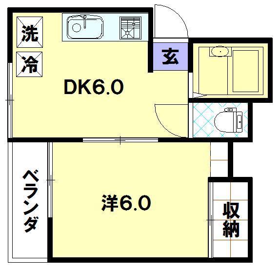 アメニティープレイス　コヤナギの間取り