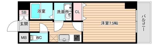 アスヴェル梅田WESTの間取り