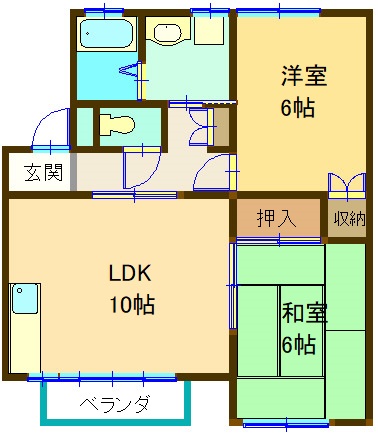 ボストニアンコートＣの間取り