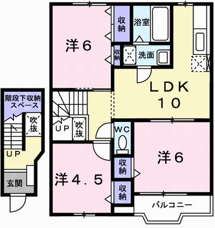 アムラインBの間取り