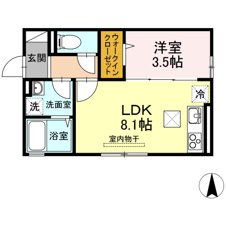 あかりの間取り