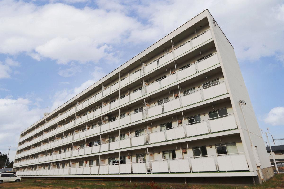 紫波郡紫波町北日詰のマンションの建物外観