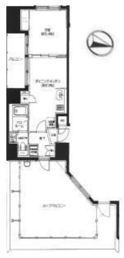 東京都渋谷区千駄ヶ谷５（マンション）の賃貸物件の間取り