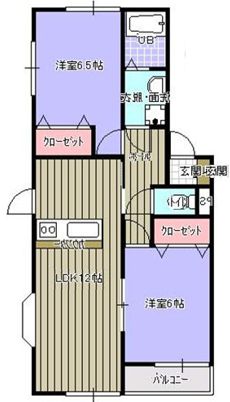 パストラル岡田Aの間取り