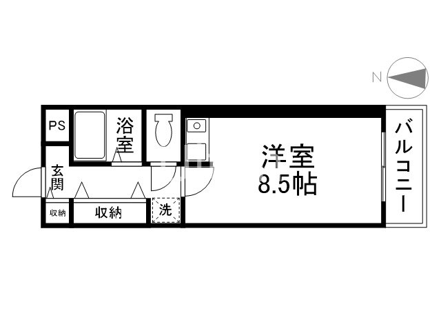 ニューポート内田の間取り