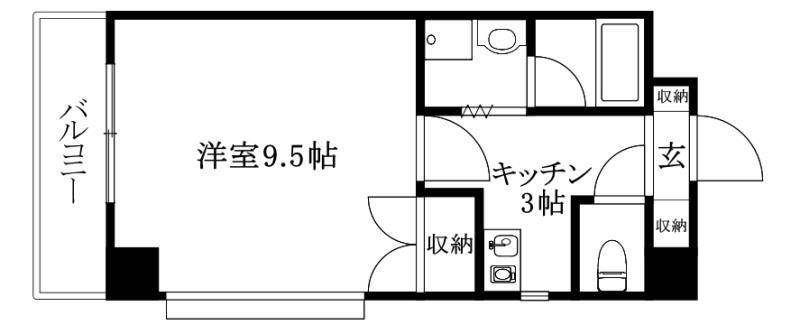 ロイヤルアットハイツの間取り