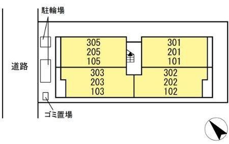 【横浜市港北区鳥山町のアパートのその他】