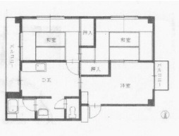 日比野コーポの間取り