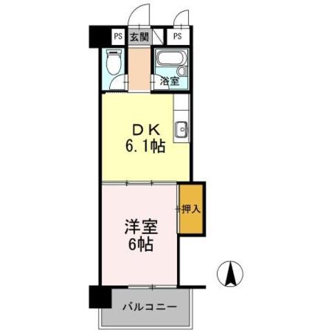 リバーサイド中津の間取り