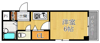 今里西青山ビルの間取り