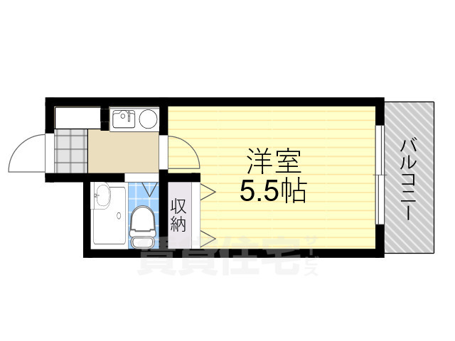 シティパレス21西大寺P-1の間取り