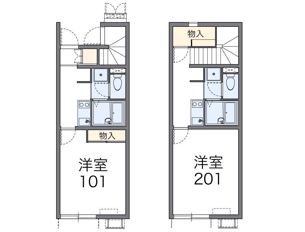 レオネクストＲＹＵＳＥＩの間取り