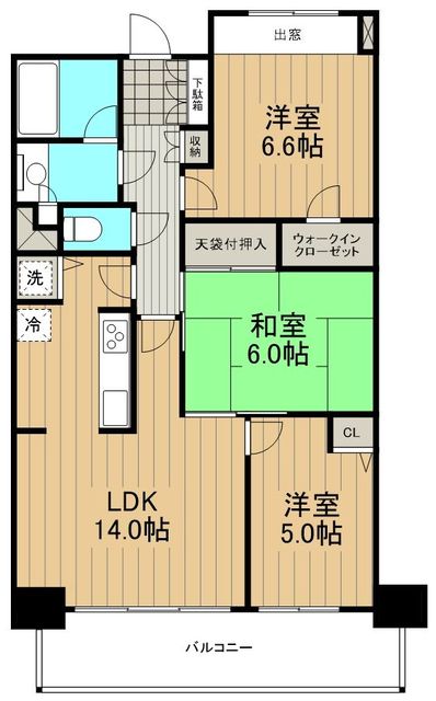 マノー藤沢の間取り