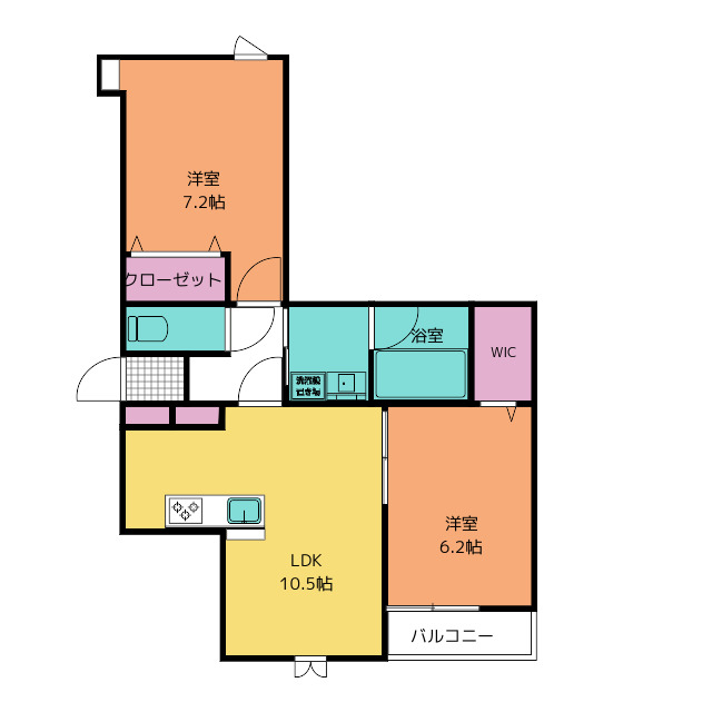 【Presso-Uの間取り】