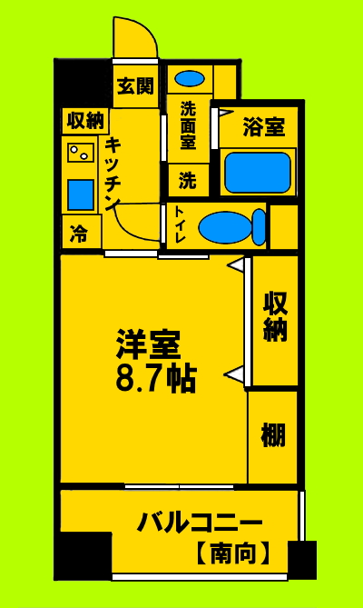 【豊中市庄内東町のマンションの間取り】