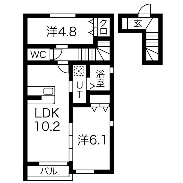 SOLANE　LALA利府の間取り