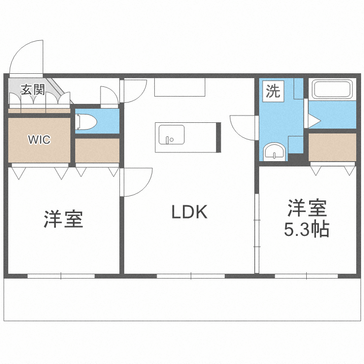 【Ｇｒａｎｅｉｇｅ　Ｙａｍａｈａｎａの間取り】