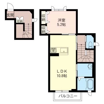 【カーサ　カトレアの間取り】