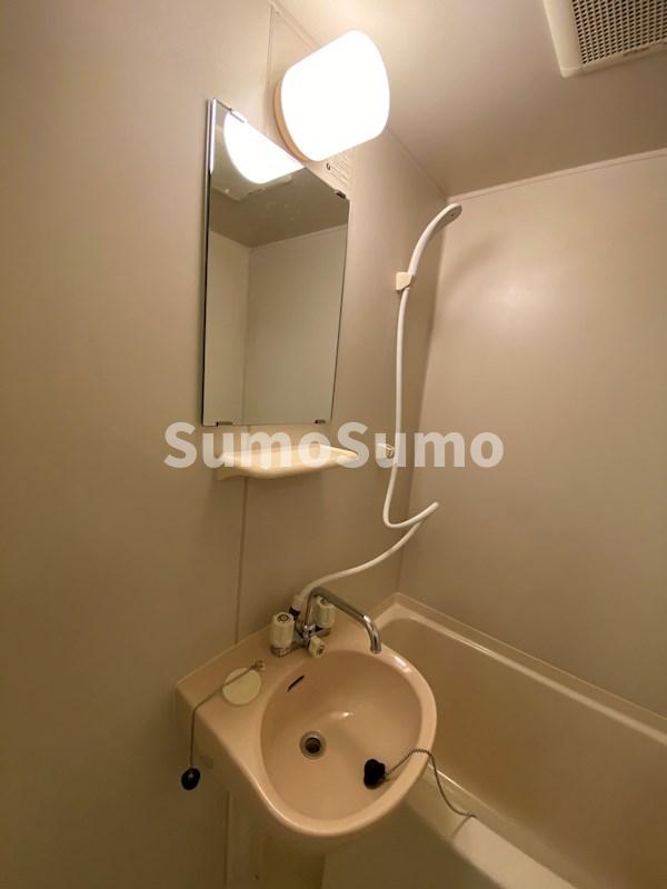 洗面設備　独立洗面台あり、毎朝おしゃれに忙しい女性の方におすすめです