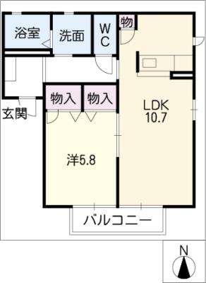 イーグルＡ棟の間取り