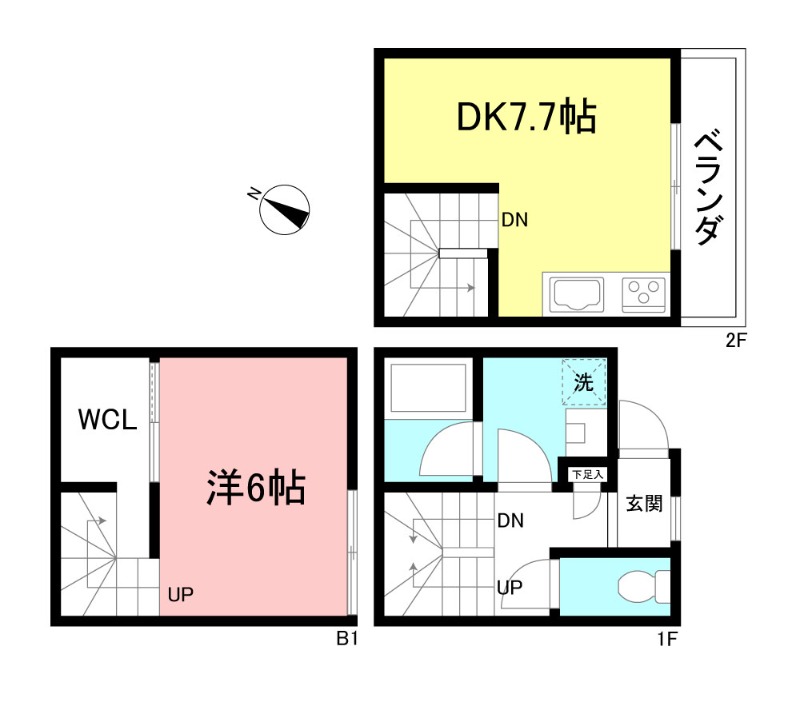 ルナサテラートの間取り